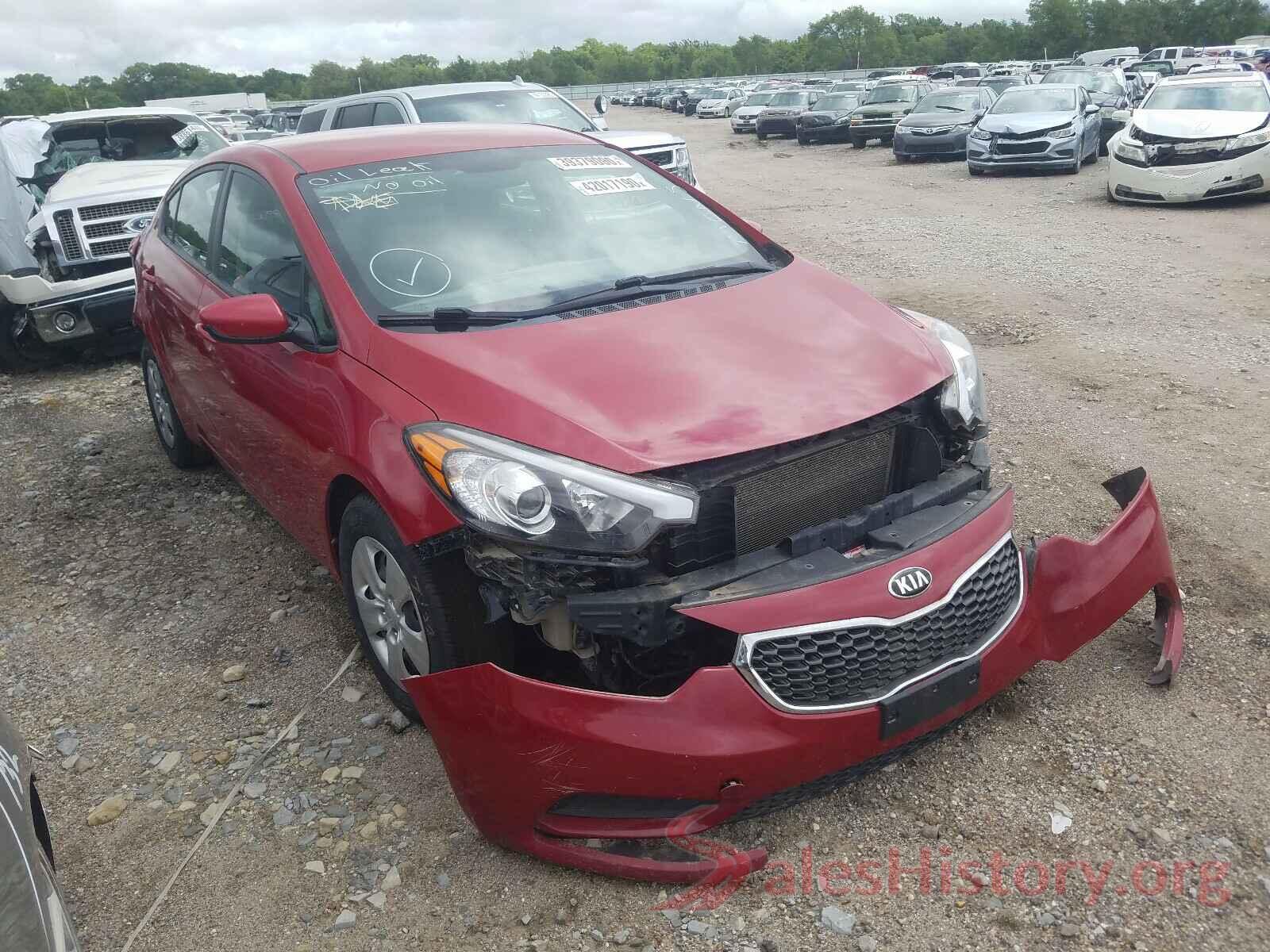 KNAFK4A6XG5566546 2016 KIA FORTE