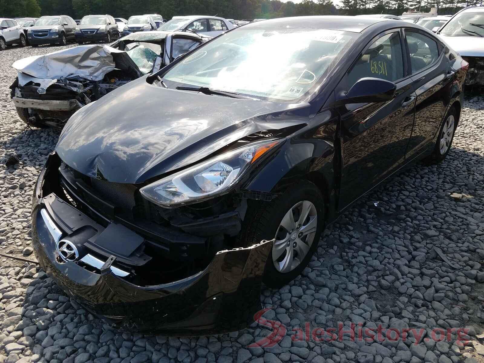 KMHDH4AE3GU600456 2016 HYUNDAI ELANTRA