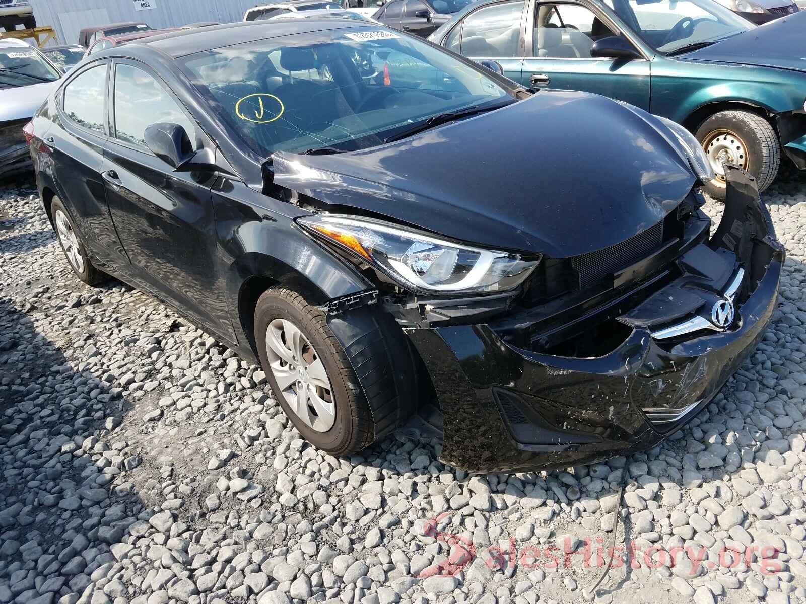 KMHDH4AE3GU600456 2016 HYUNDAI ELANTRA