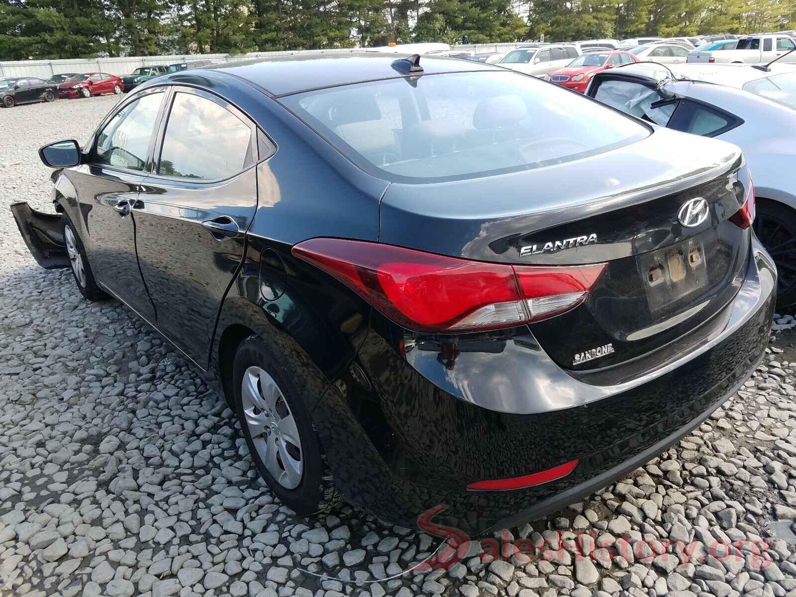 KMHDH4AE3GU600456 2016 HYUNDAI ELANTRA