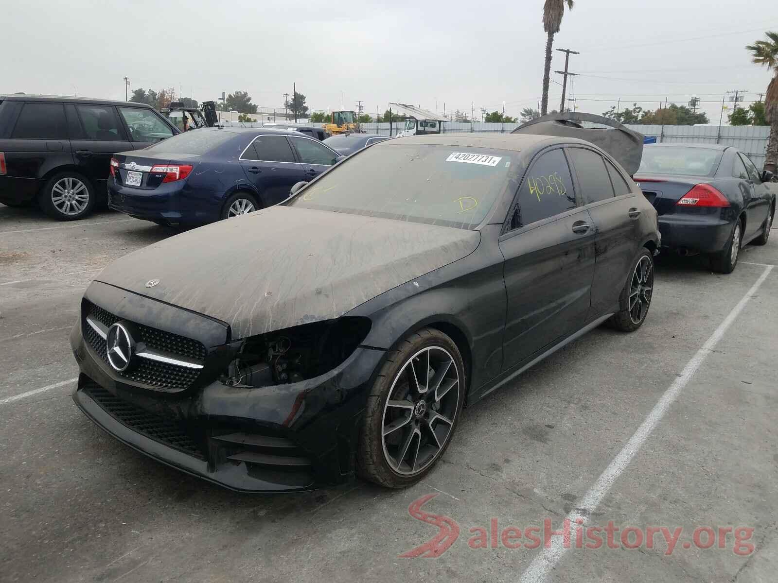 55SWF8DB2KU297729 2019 MERCEDES-BENZ C CLASS