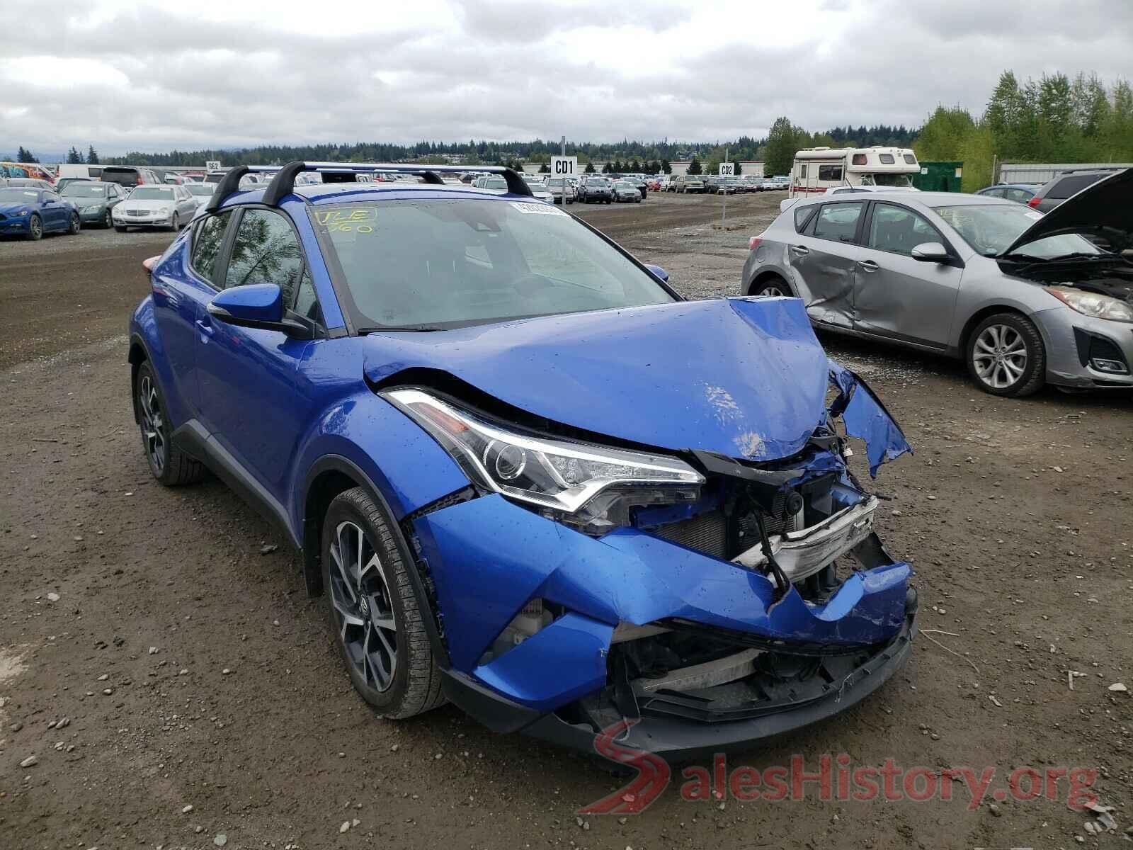 NMTKHMBX7JR038910 2018 TOYOTA C-HR