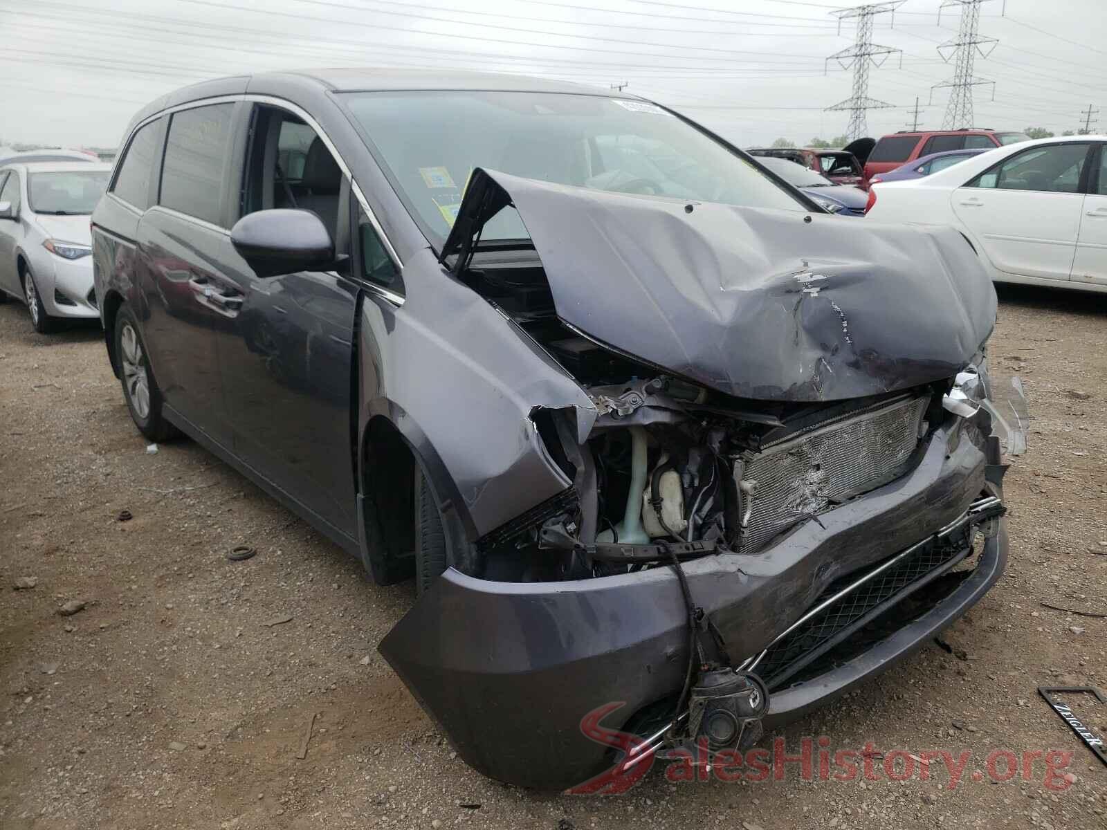 5FNRL5H6XGB027836 2016 HONDA ODYSSEY