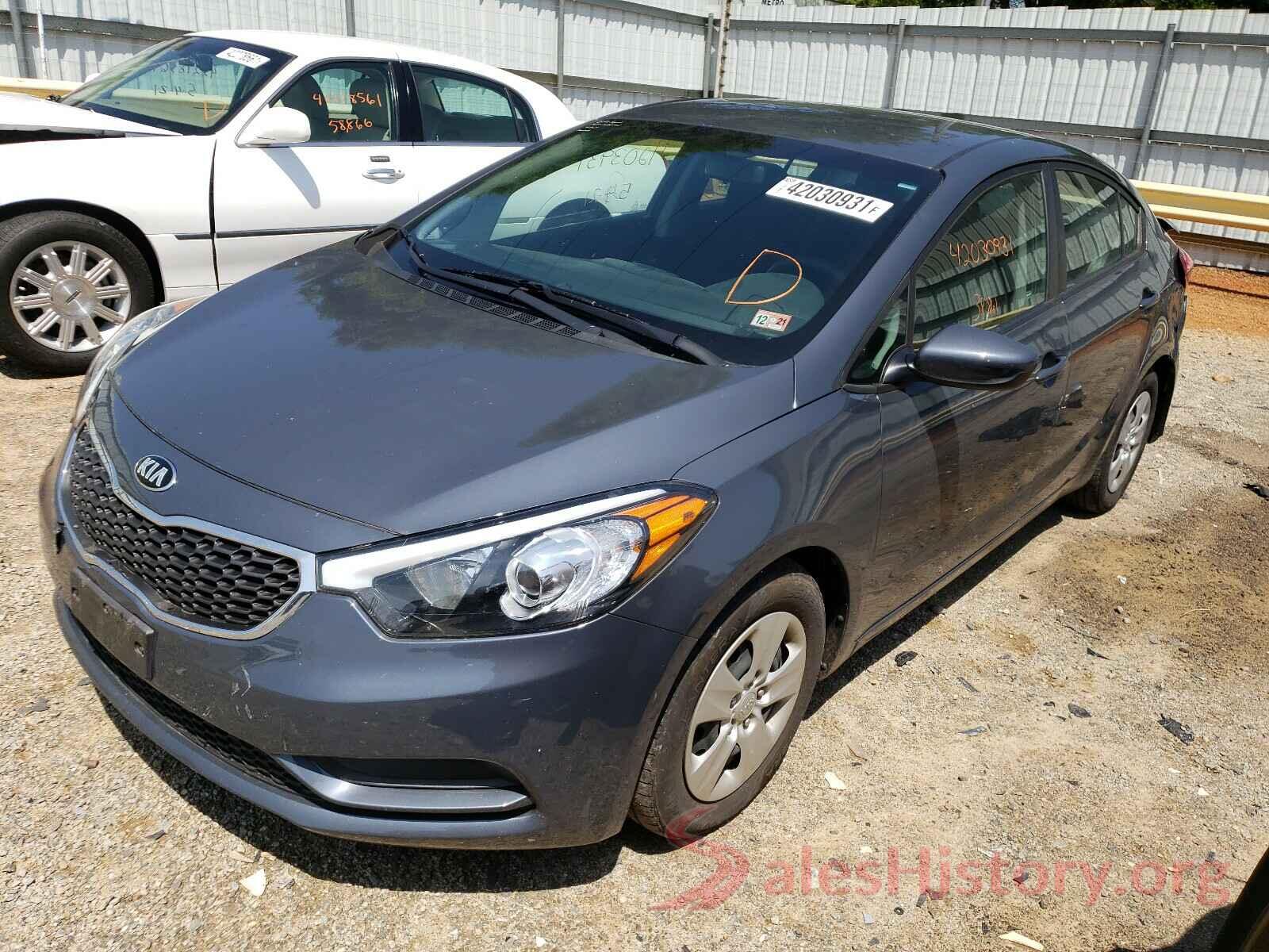 KNAFK4A66G5496446 2016 KIA FORTE