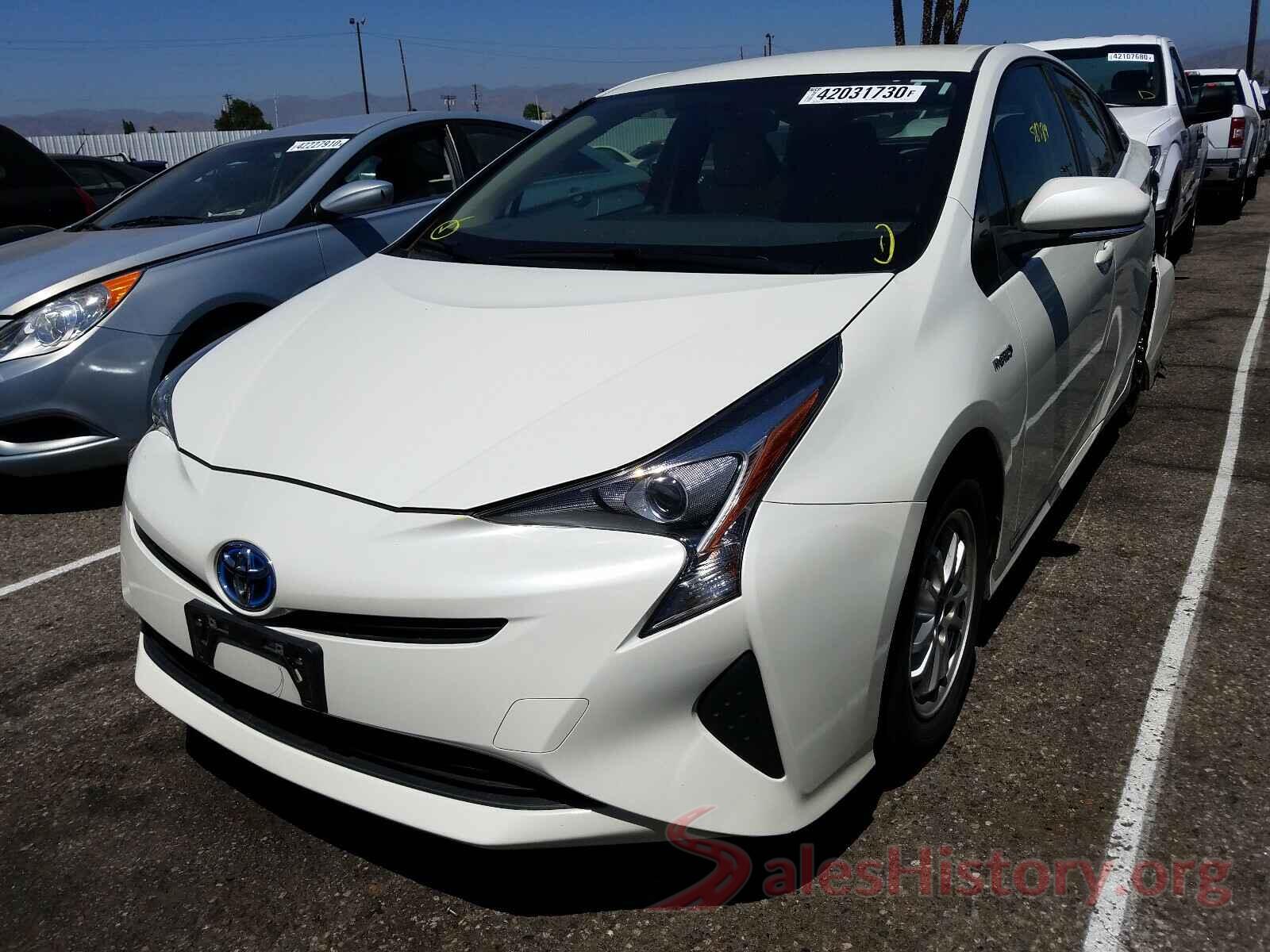 JTDKBRFU7G3016660 2016 TOYOTA PRIUS