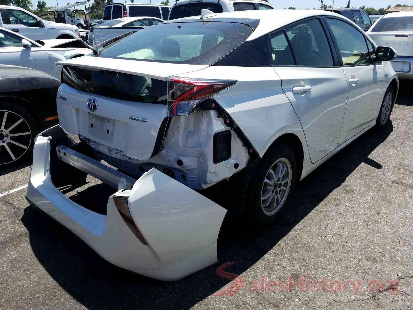 JTDKBRFU7G3016660 2016 TOYOTA PRIUS