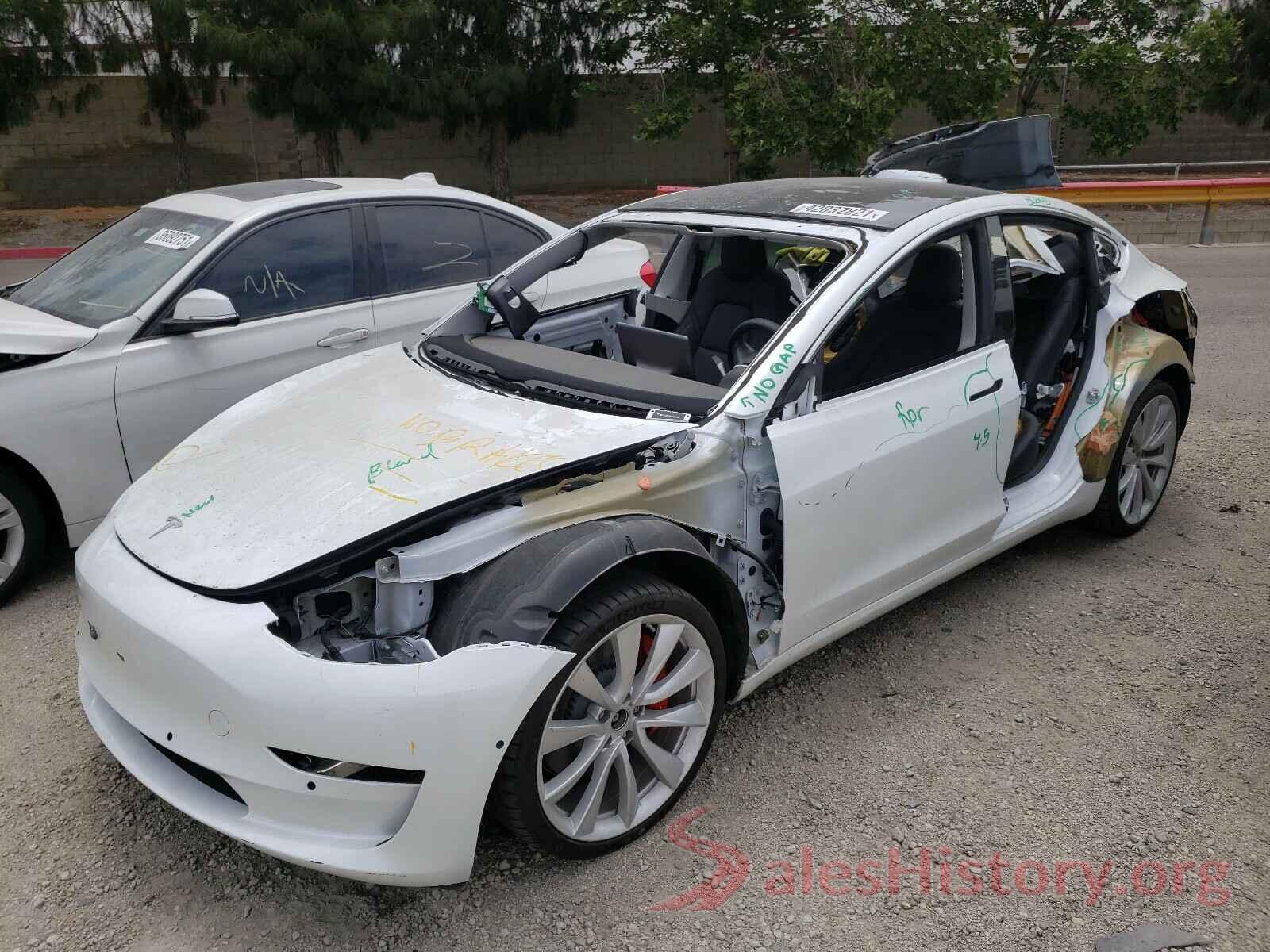 5YJ3E1EB0KF427858 2019 TESLA MODEL 3