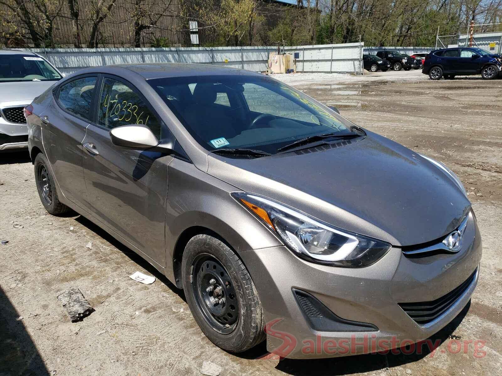 5NPDH4AEXGH746951 2016 HYUNDAI ELANTRA