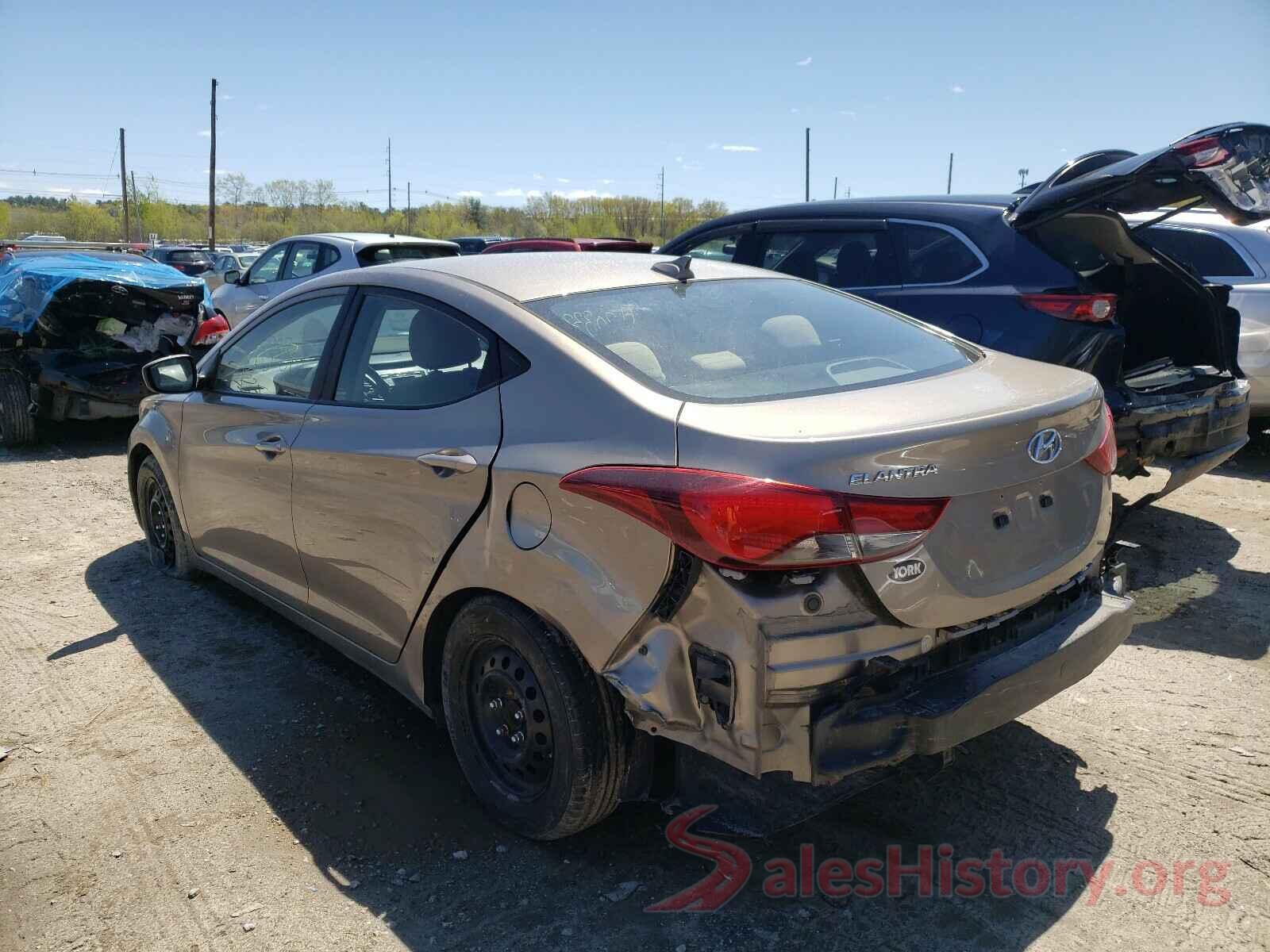 5NPDH4AEXGH746951 2016 HYUNDAI ELANTRA