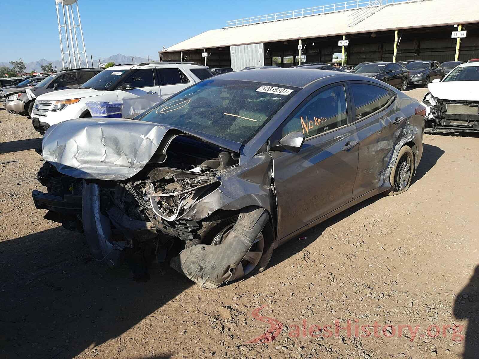 KMHDH4AE4GU483244 2016 HYUNDAI ELANTRA