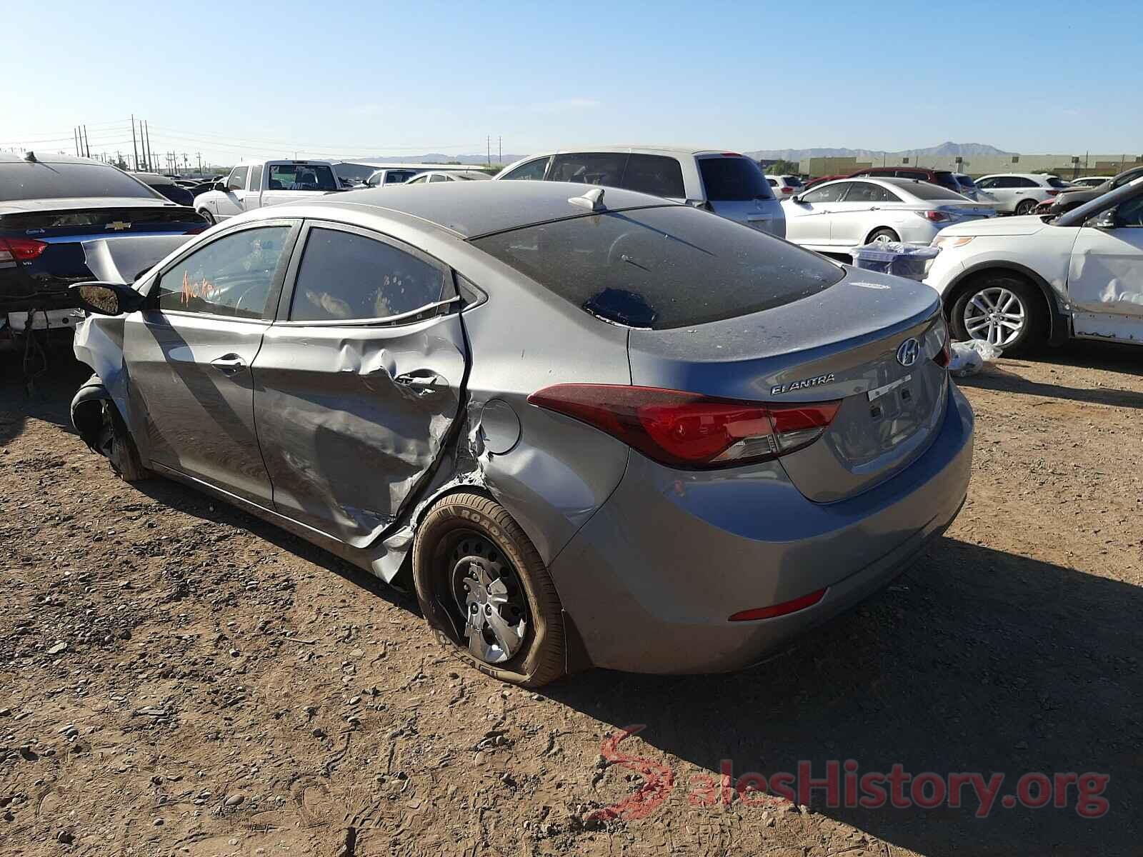 KMHDH4AE4GU483244 2016 HYUNDAI ELANTRA