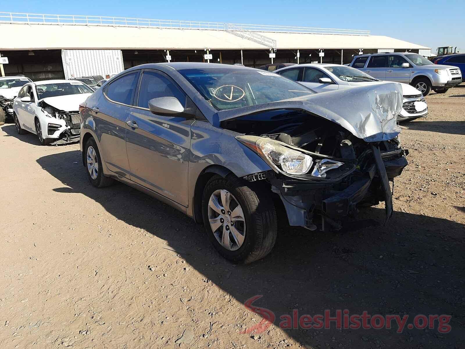 KMHDH4AE4GU483244 2016 HYUNDAI ELANTRA