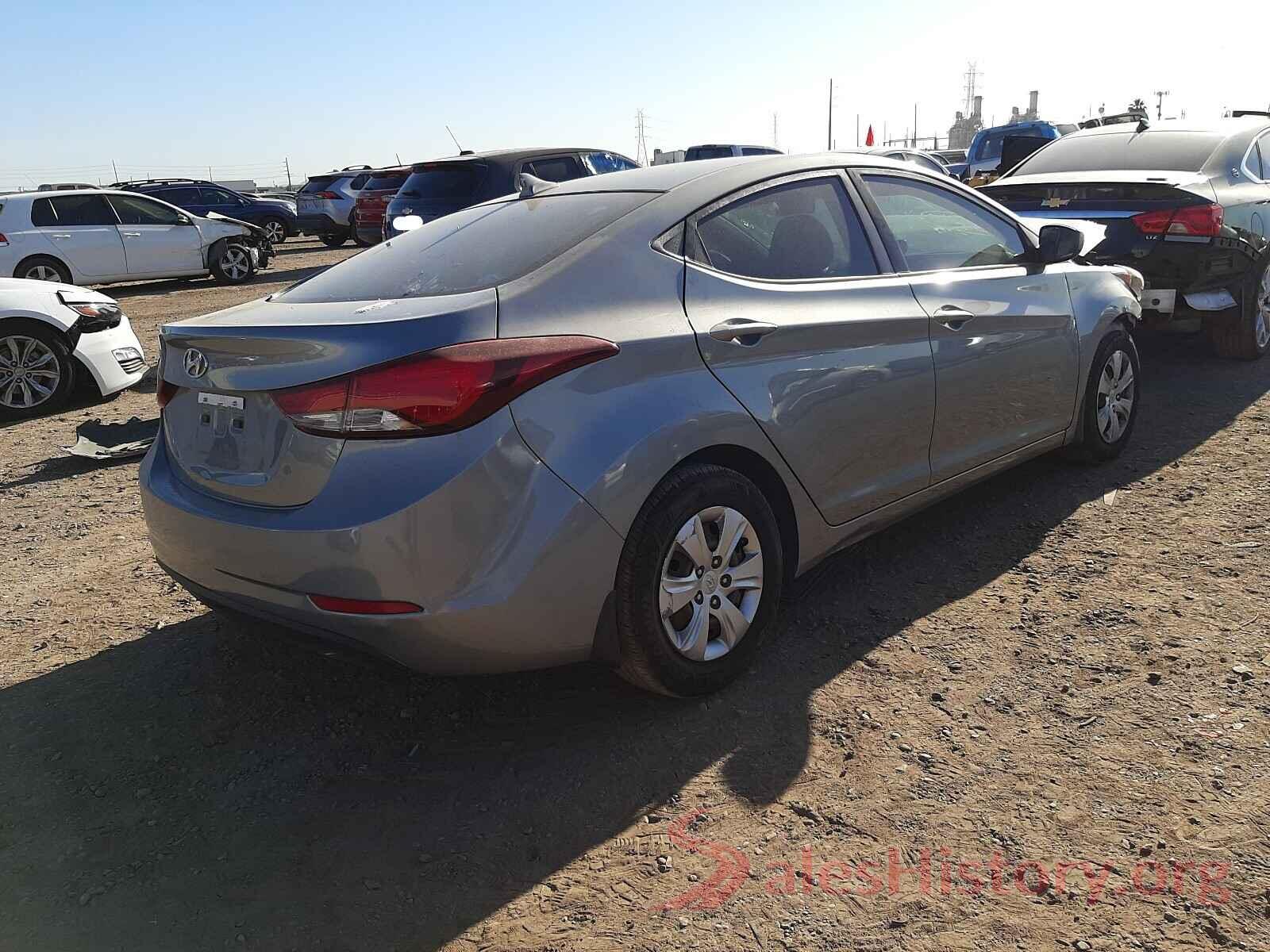 KMHDH4AE4GU483244 2016 HYUNDAI ELANTRA