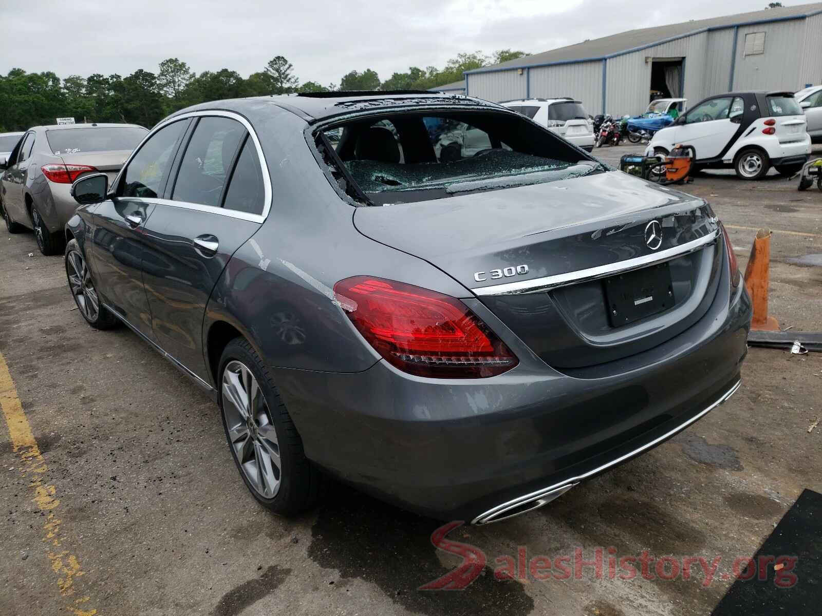 55SWF8EB6KU295321 2019 MERCEDES-BENZ C CLASS