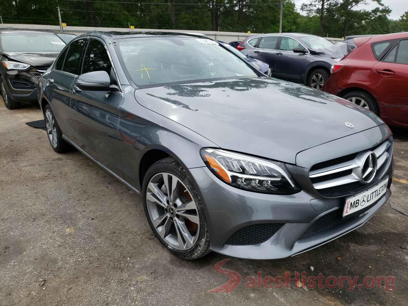 55SWF8EB6KU295321 2019 MERCEDES-BENZ C CLASS