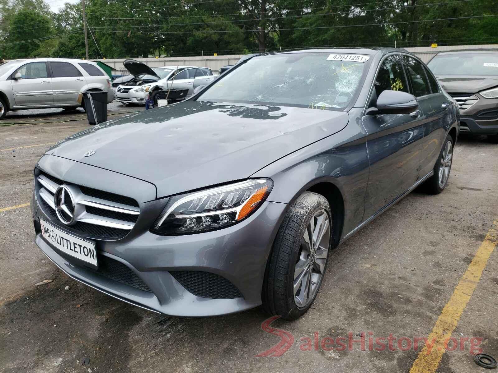 55SWF8EB6KU295321 2019 MERCEDES-BENZ C CLASS