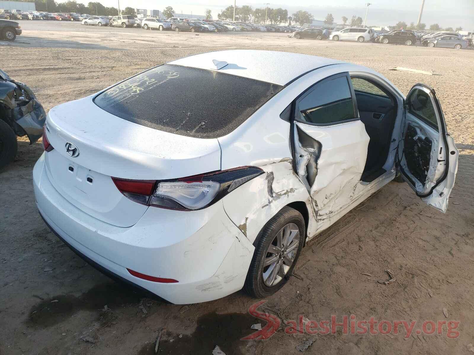 5NPDH4AE6GH662495 2016 HYUNDAI ELANTRA