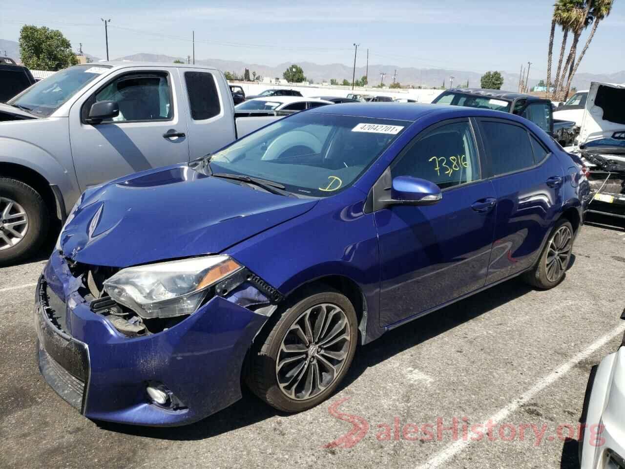 5YFBURHE0GP418351 2016 TOYOTA COROLLA