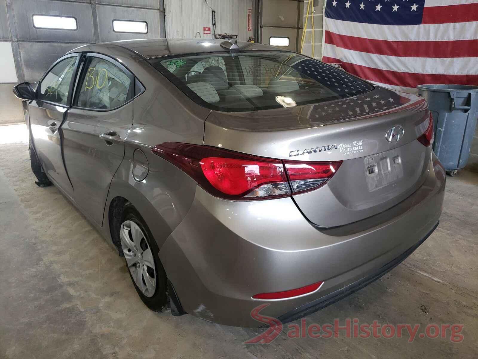 5NPDH4AE5GH776021 2016 HYUNDAI ELANTRA