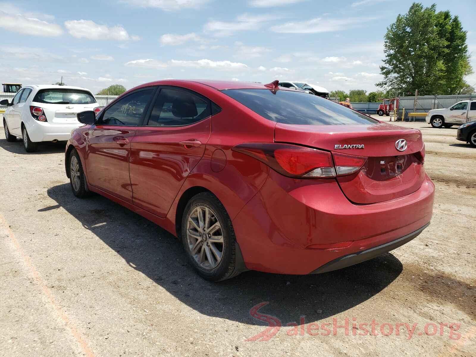 KMHDH4AE5GU481406 2016 HYUNDAI ELANTRA