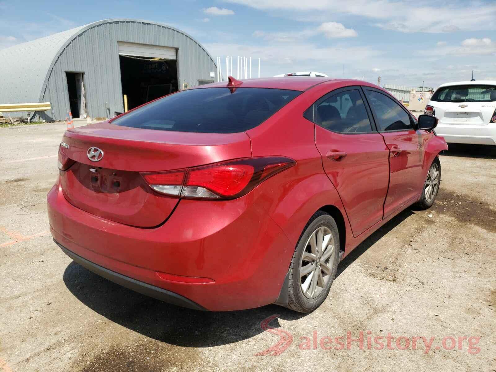 KMHDH4AE5GU481406 2016 HYUNDAI ELANTRA