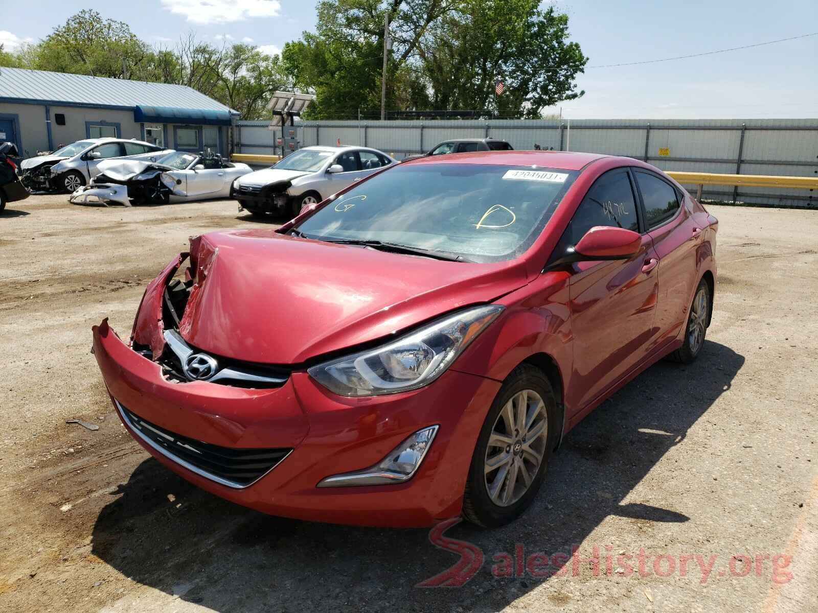 KMHDH4AE5GU481406 2016 HYUNDAI ELANTRA