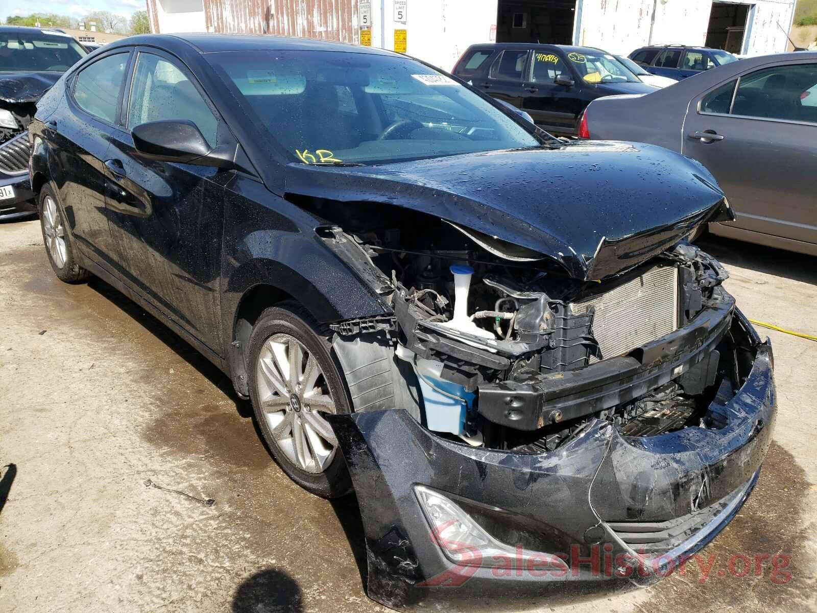 KMHDH4AE9FU438007 2015 HYUNDAI ELANTRA