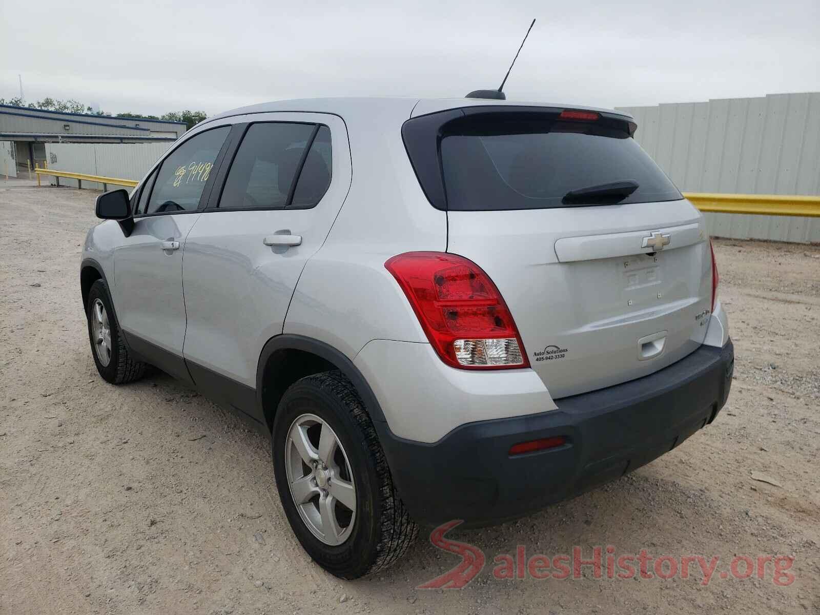 3GNCJNSB2GL184304 2016 CHEVROLET TRAX