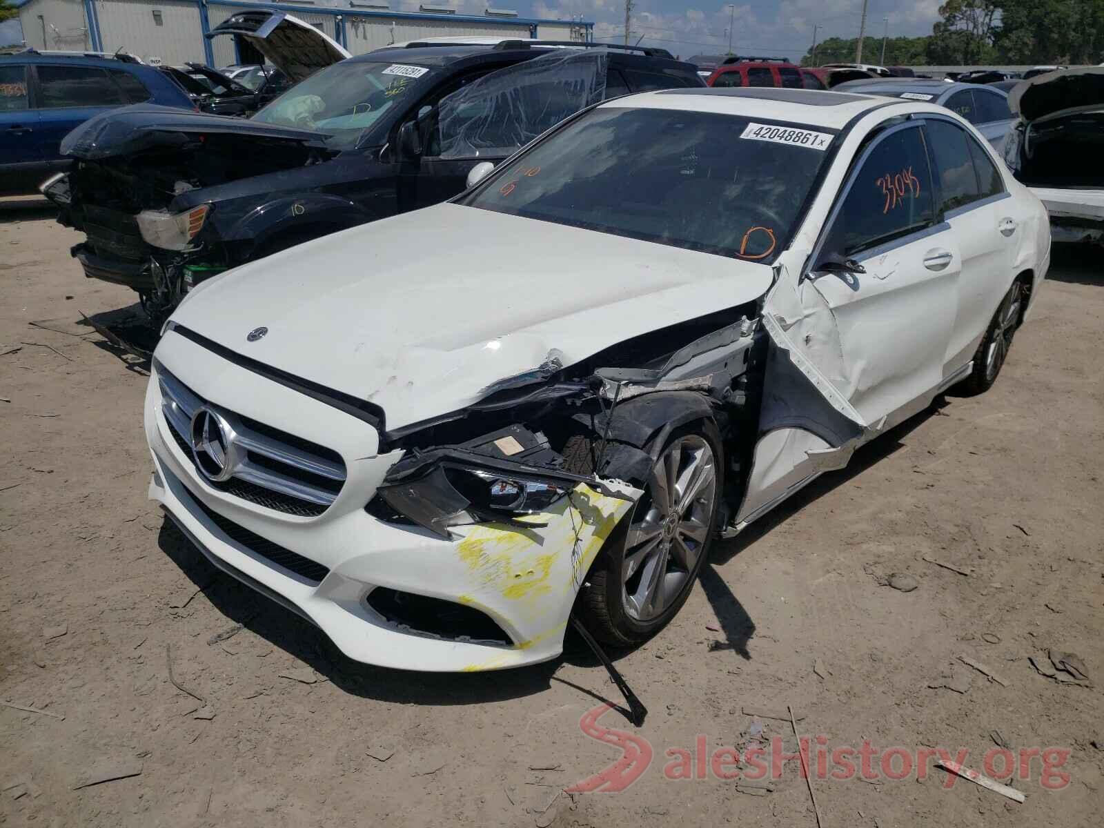 55SWF4JB3JU241388 2018 MERCEDES-BENZ C CLASS