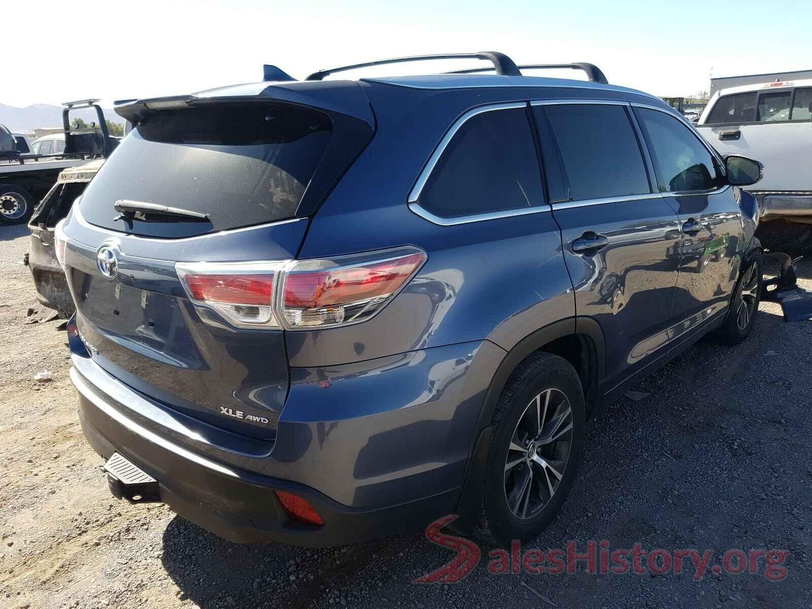 5TDJKRFH0GS320684 2016 TOYOTA HIGHLANDER