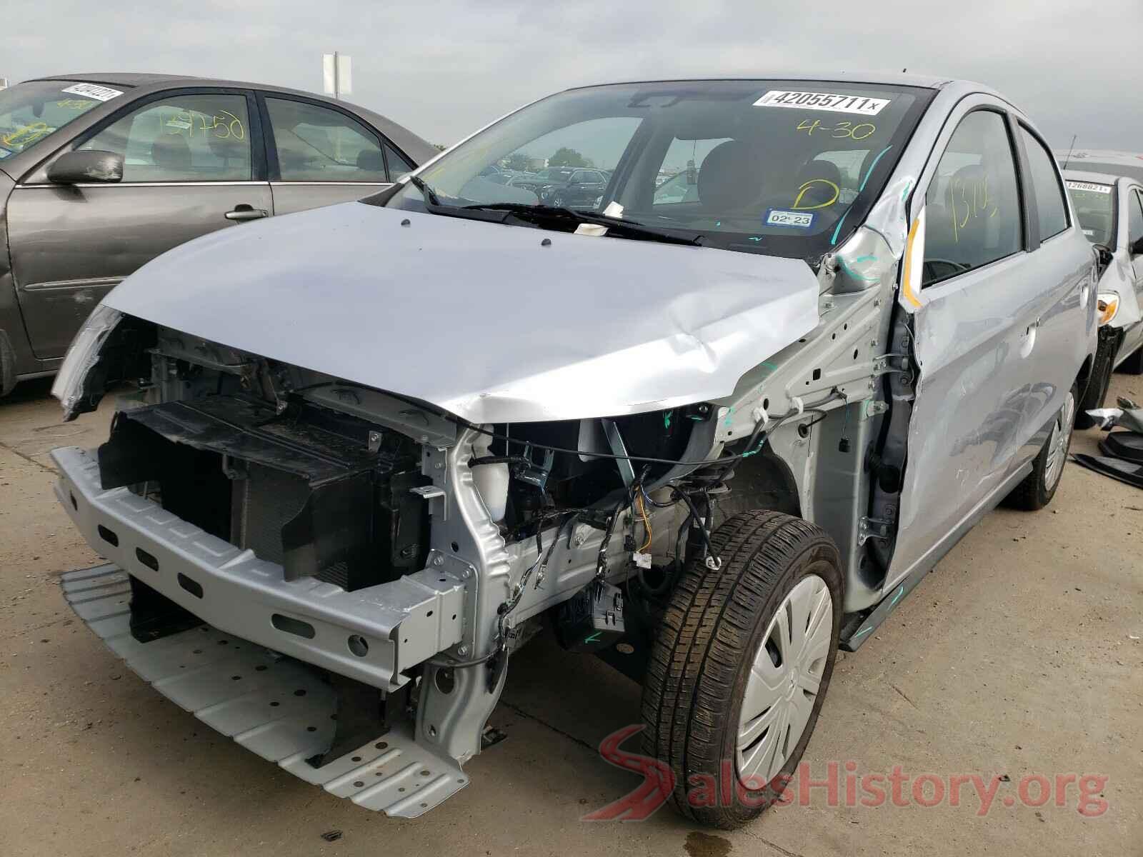 ML32AUHJ8MH001997 2021 MITSUBISHI MIRAGE