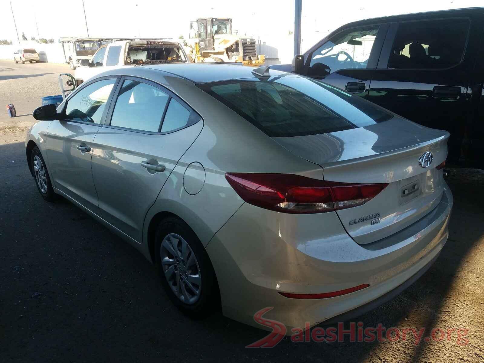 5NPD74LF6HH190325 2017 HYUNDAI ELANTRA