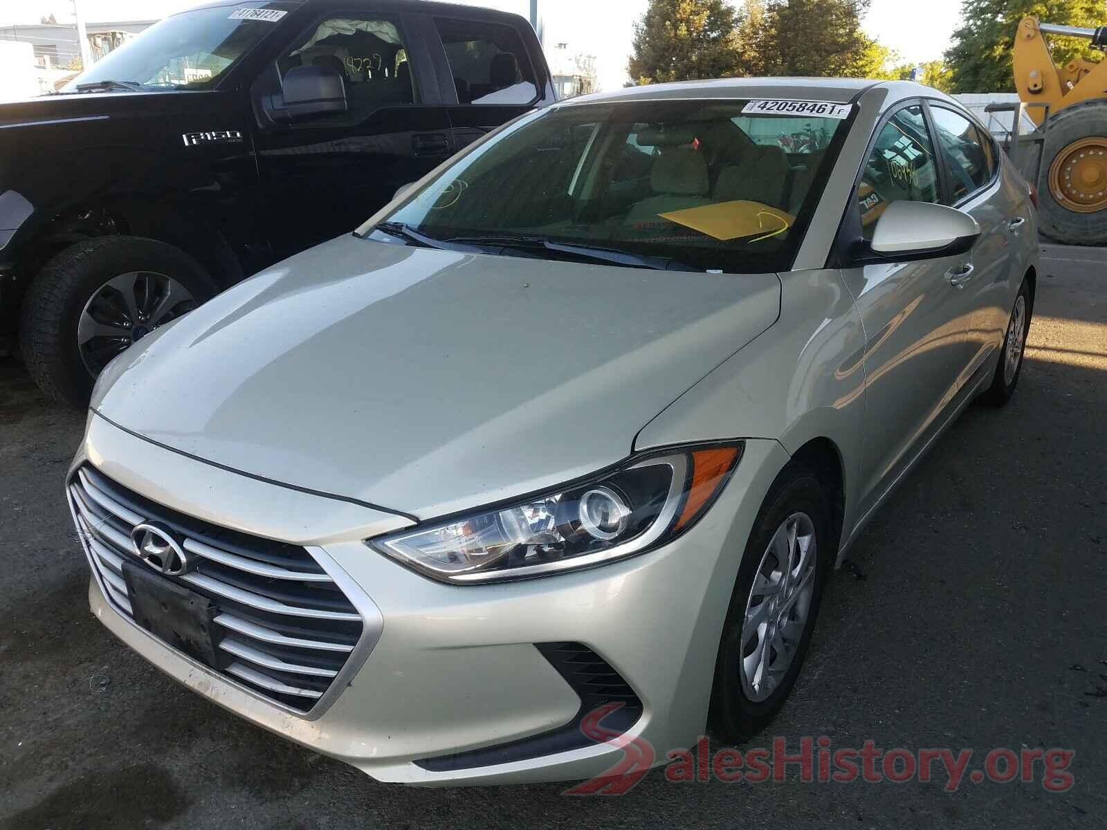 5NPD74LF6HH190325 2017 HYUNDAI ELANTRA