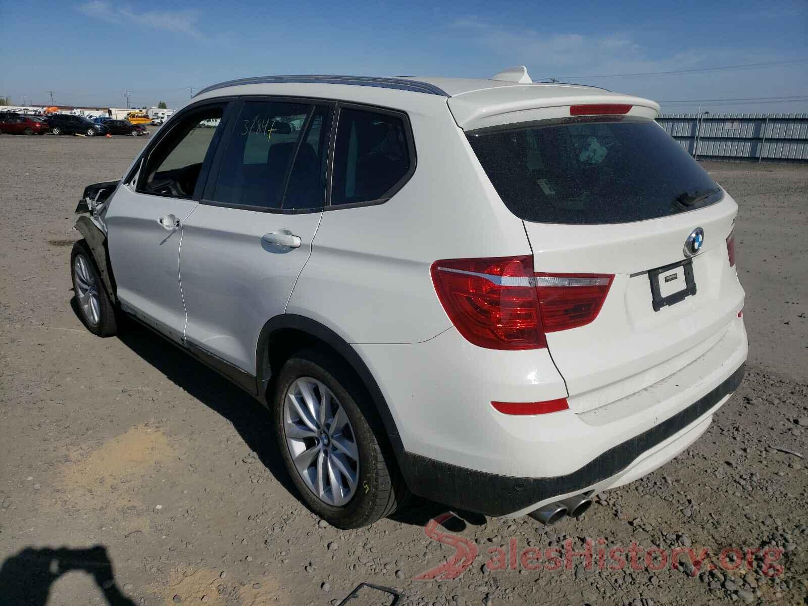 5UXWX9C33H0W70989 2017 BMW X3