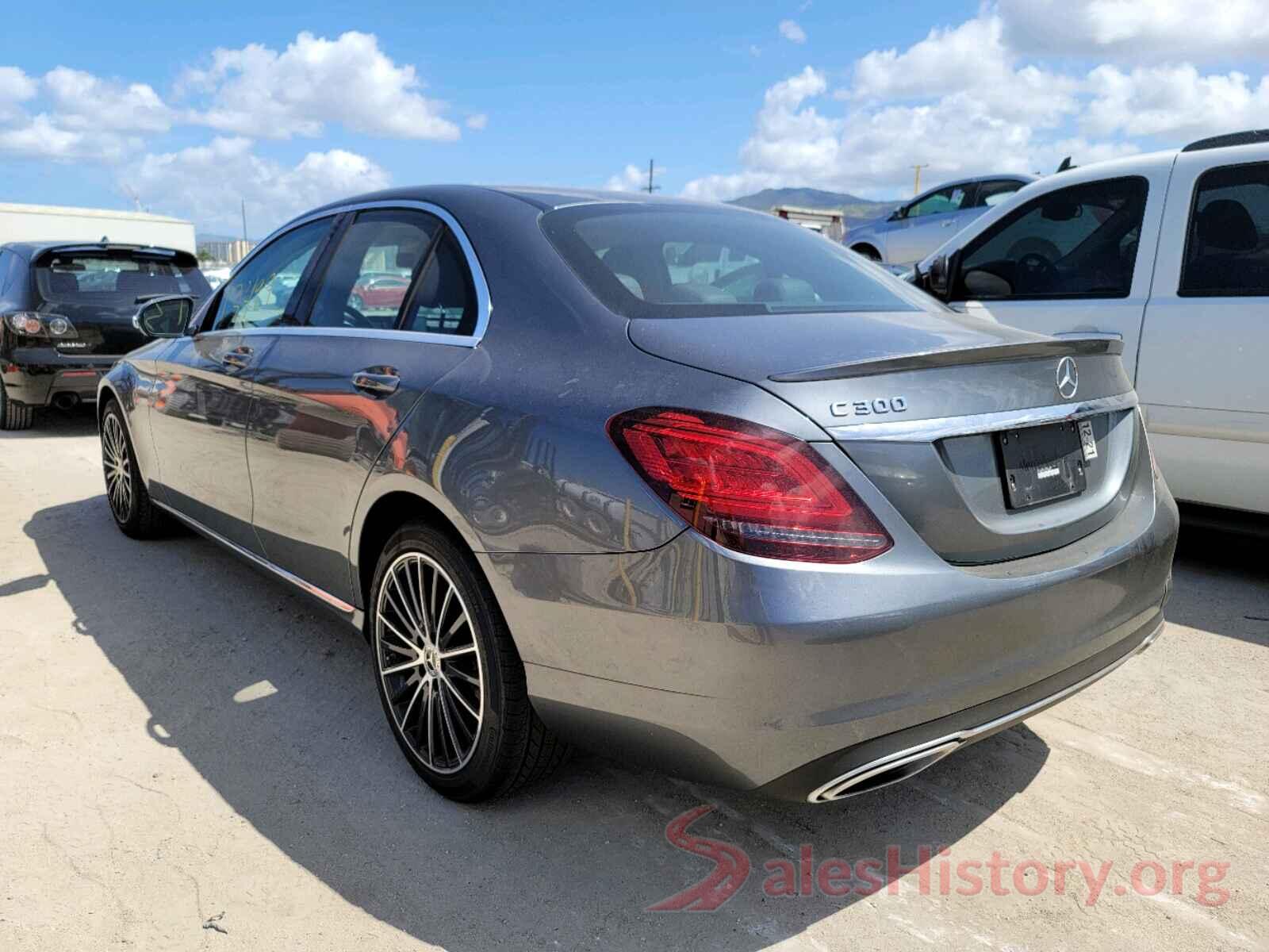 55SWF8DB7KU286306 2019 MERCEDES-BENZ C CLASS