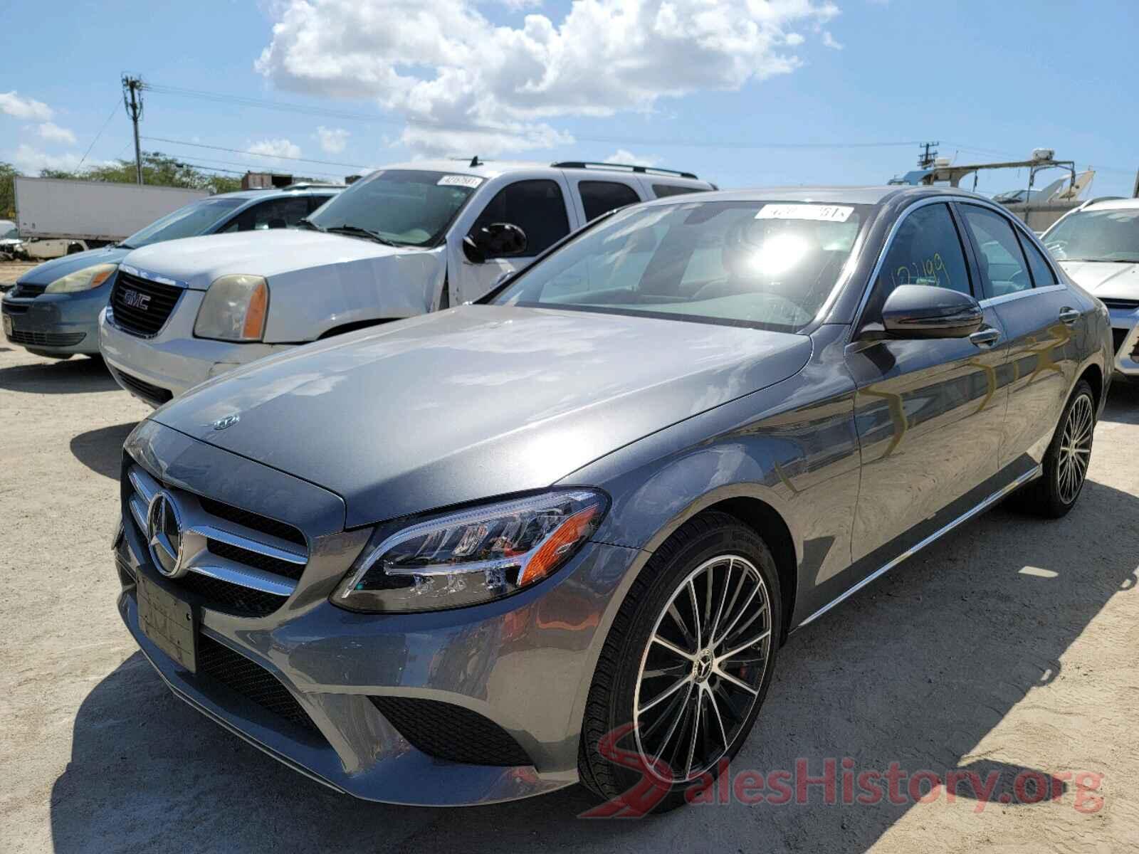 55SWF8DB7KU286306 2019 MERCEDES-BENZ C CLASS