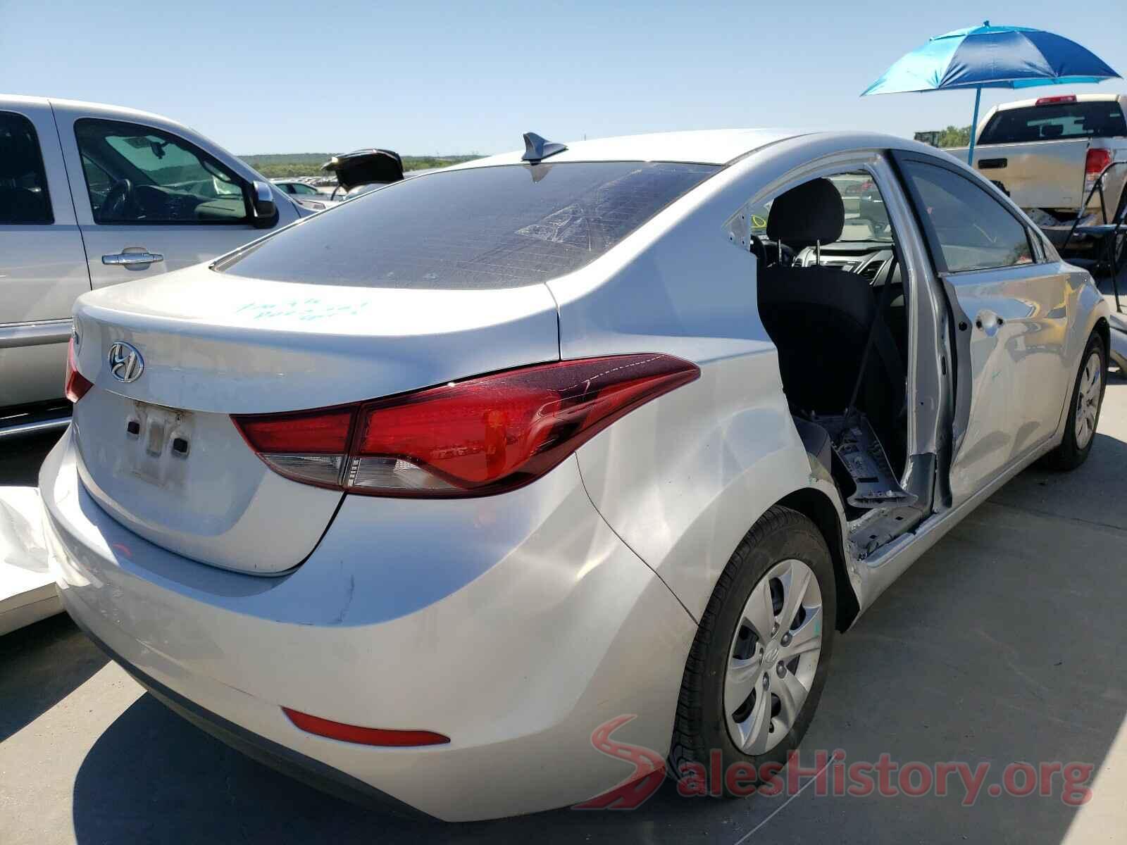 5NPDH4AE2GH672375 2016 HYUNDAI ELANTRA