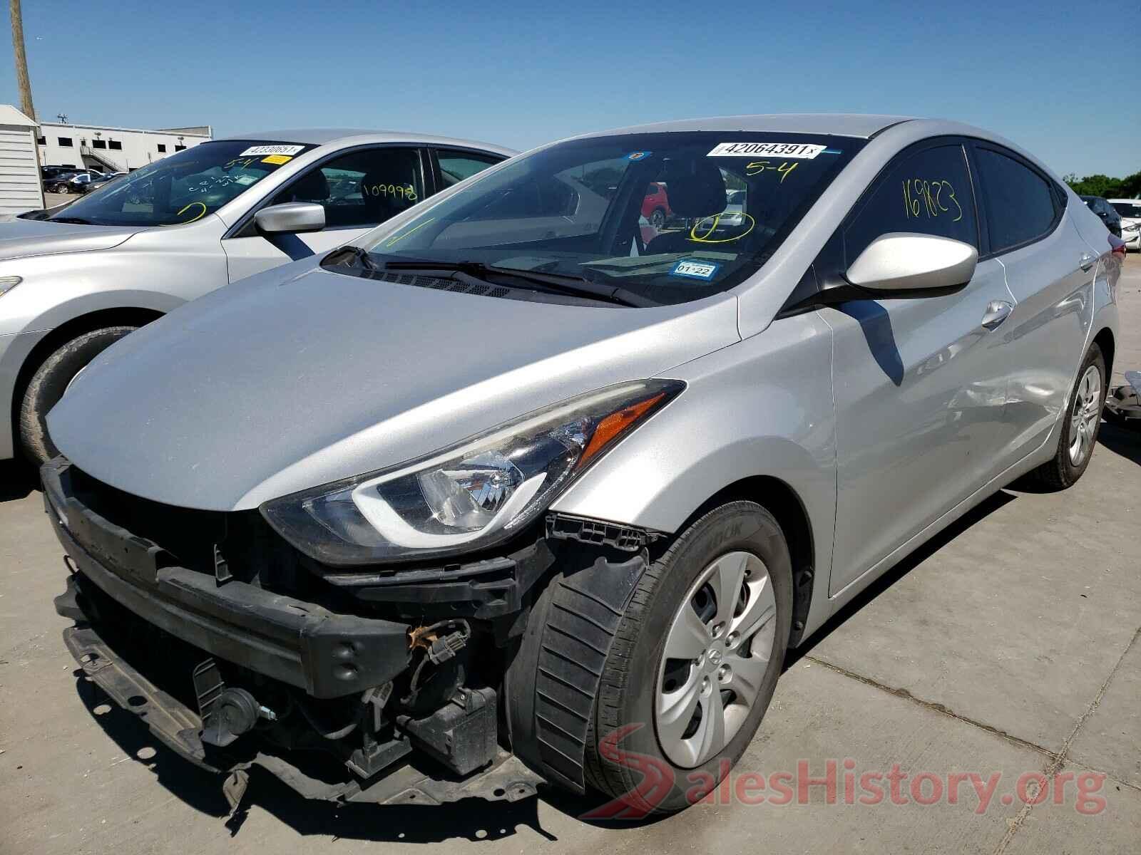 5NPDH4AE2GH672375 2016 HYUNDAI ELANTRA