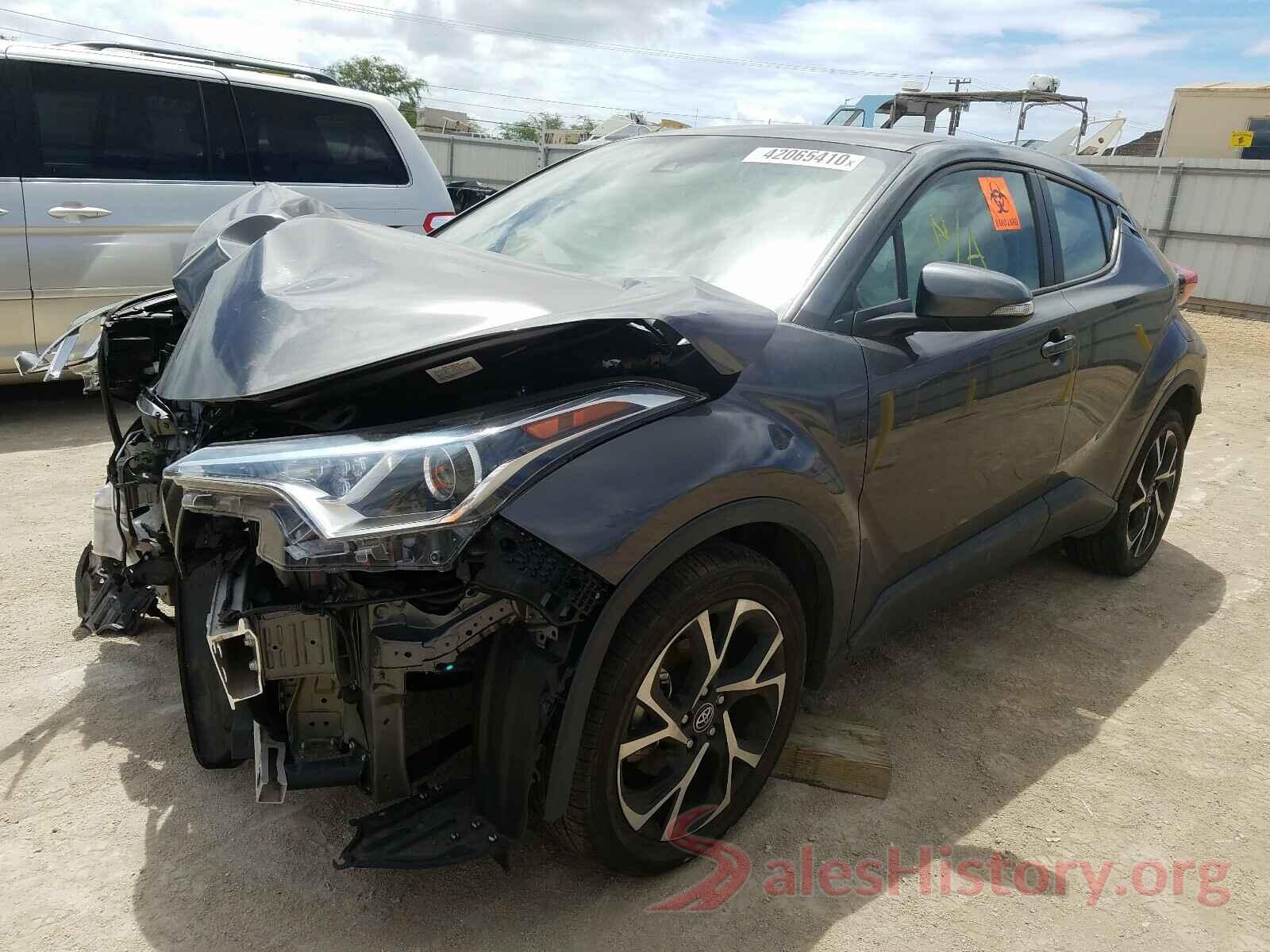 NMTKHMBX7JR010542 2018 TOYOTA C-HR