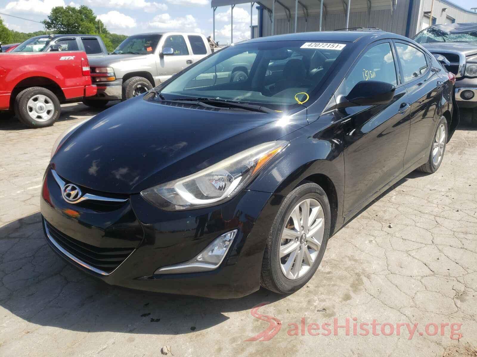 KMHDH4AE8FU357242 2015 HYUNDAI ELANTRA