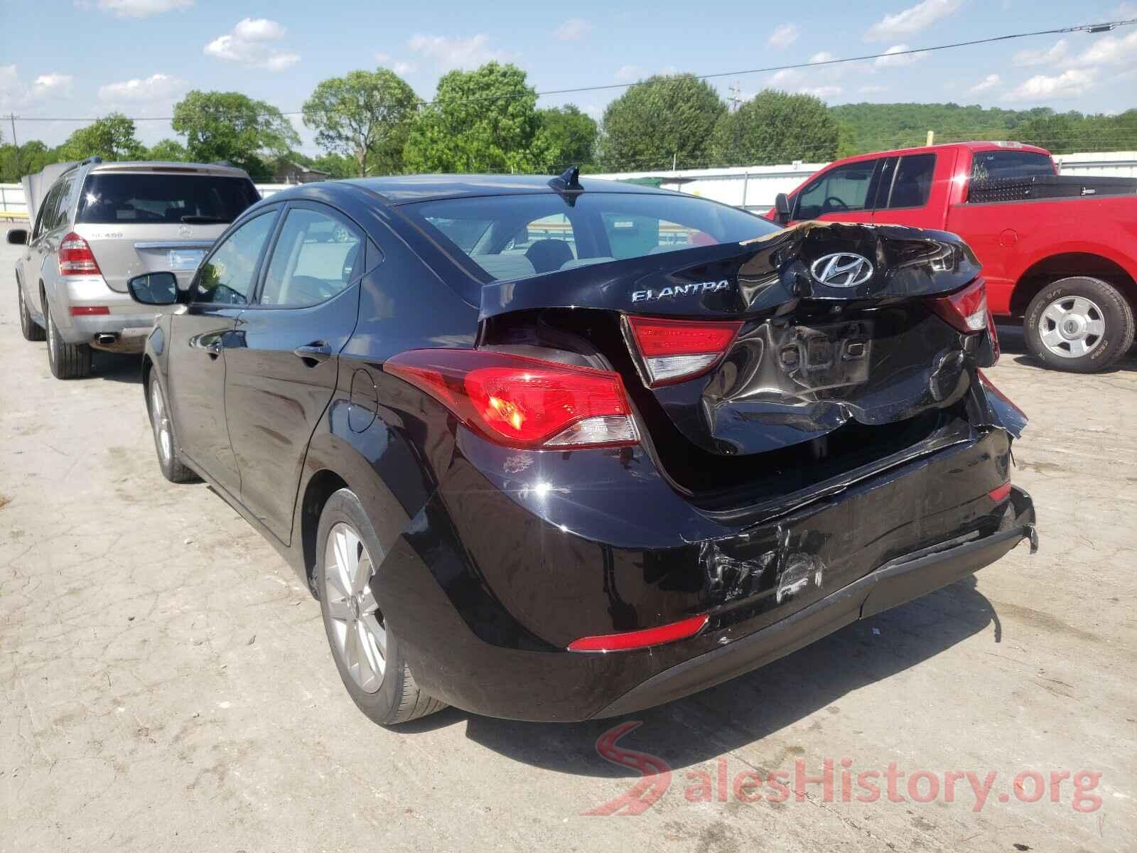 KMHDH4AE8FU357242 2015 HYUNDAI ELANTRA