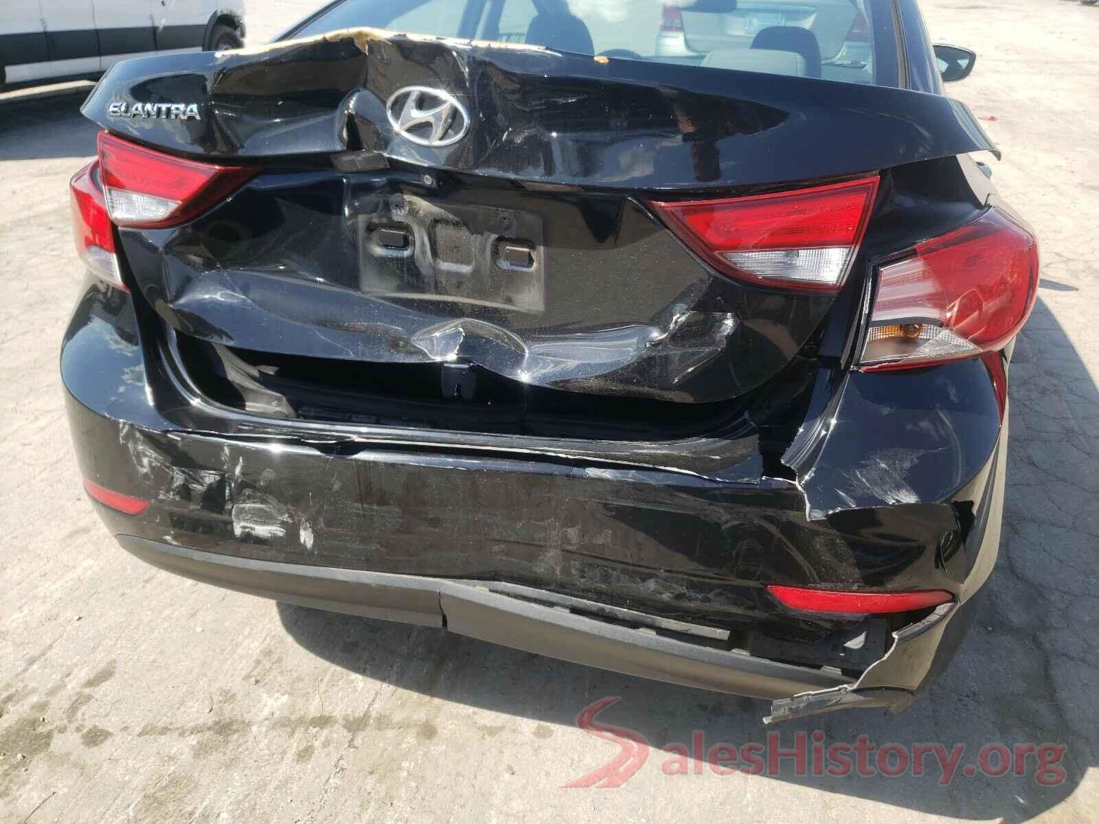 KMHDH4AE8FU357242 2015 HYUNDAI ELANTRA