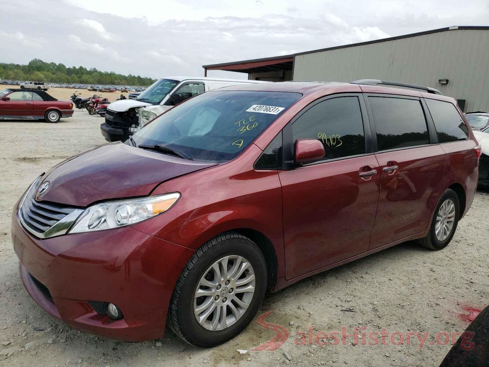 5TDYZ3DC1HS785815 2017 TOYOTA SIENNA