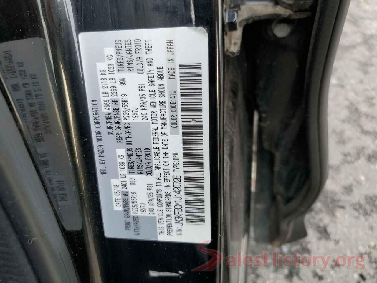 JM3KFBCM1J1420726 2018 MAZDA CX-5