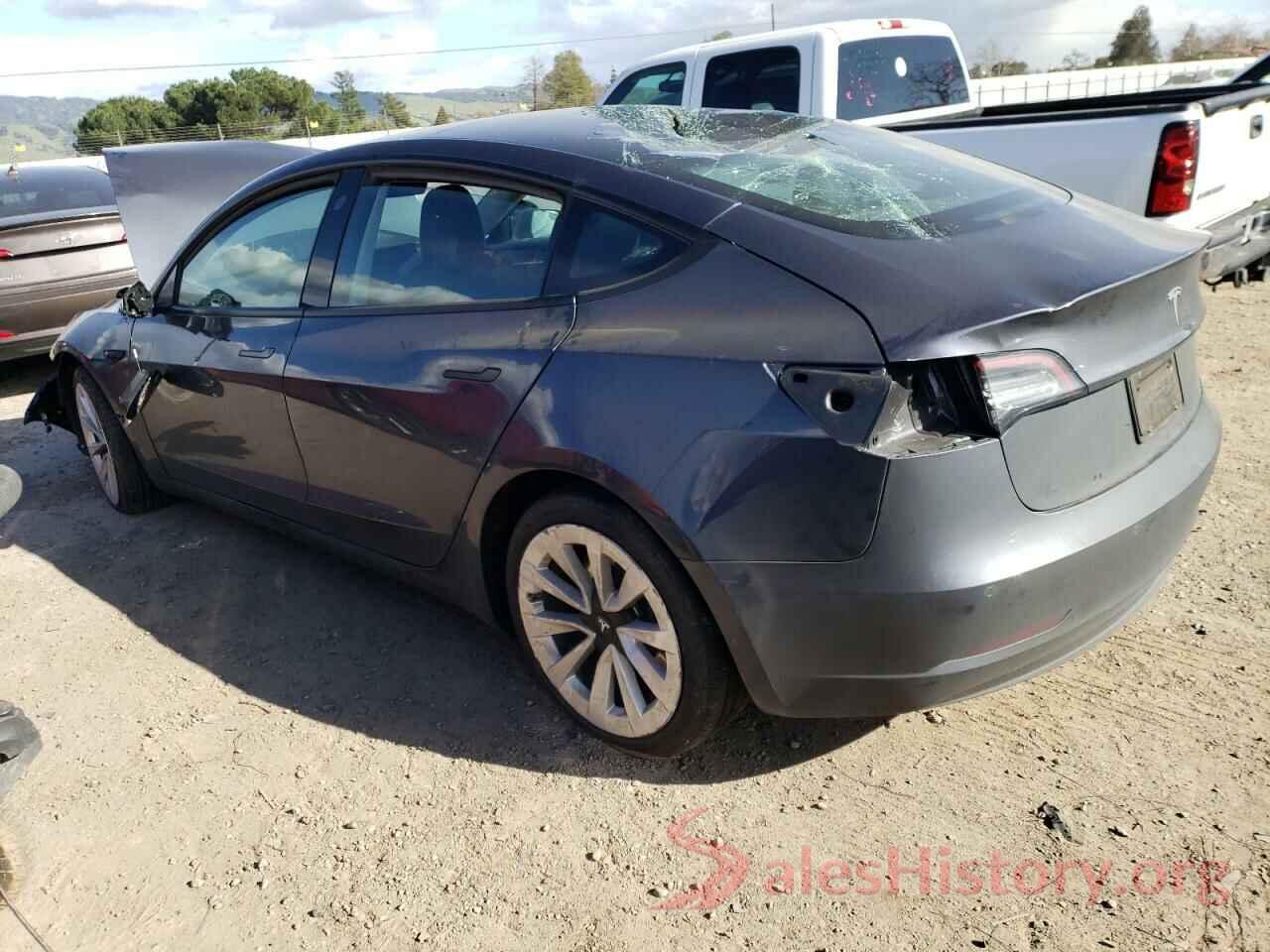 5YJ3E1EA4NF142964 2022 TESLA MODEL 3