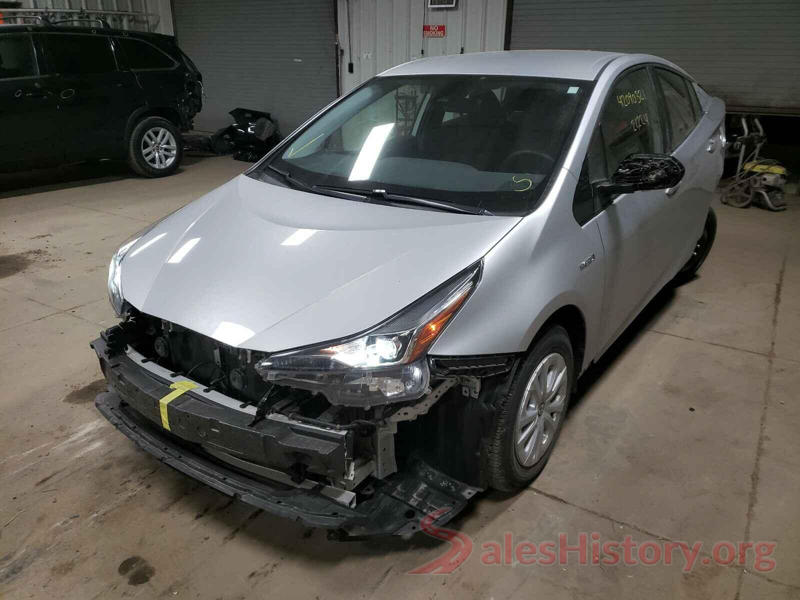 JTDKARFU8K3088947 2019 TOYOTA PRIUS