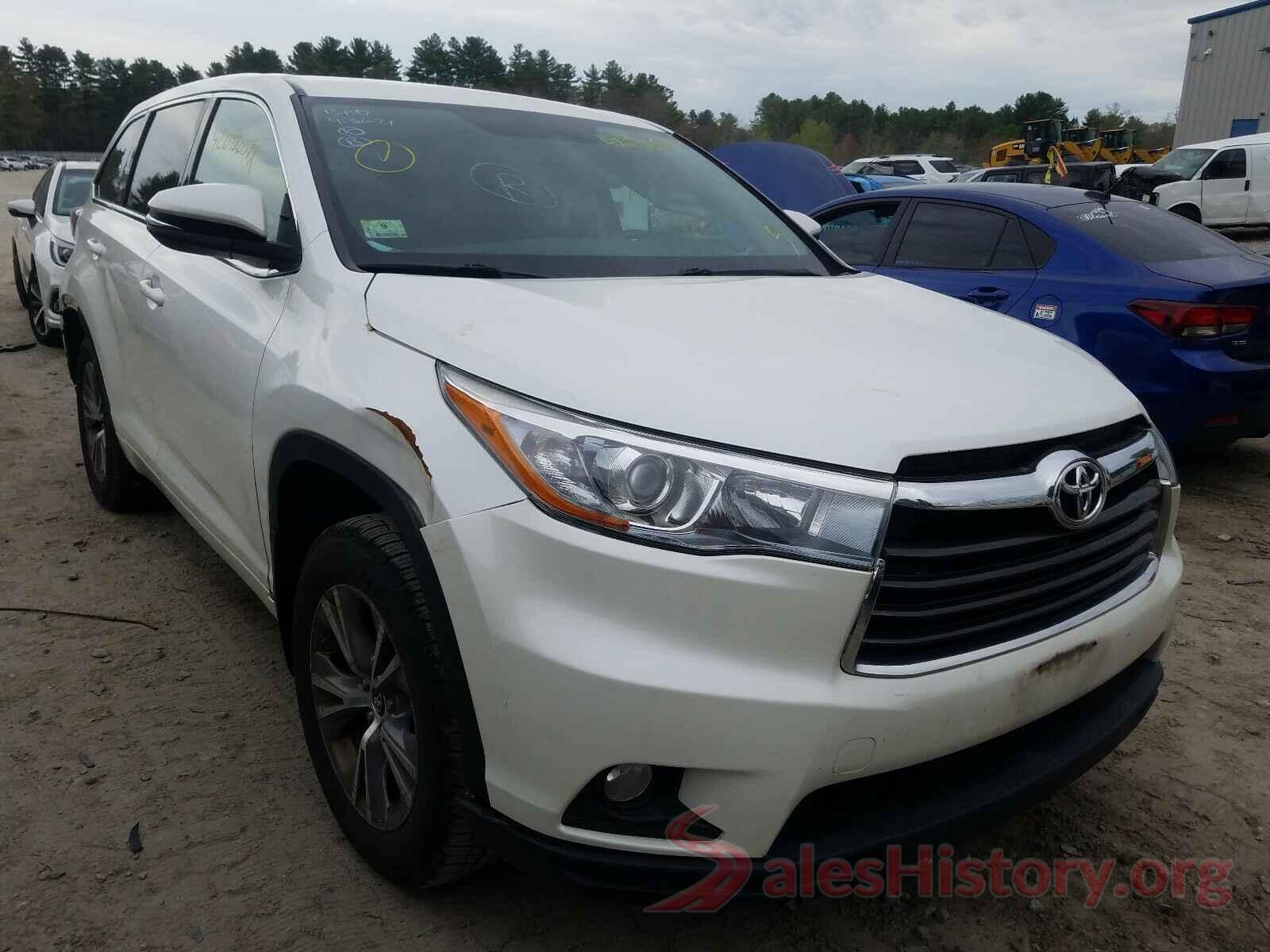 5TDBKRFH1GS309519 2016 TOYOTA HIGHLANDER