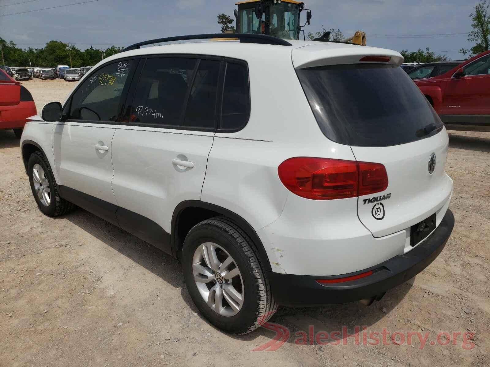 WVGAV7AX7HK038038 2017 VOLKSWAGEN TIGUAN