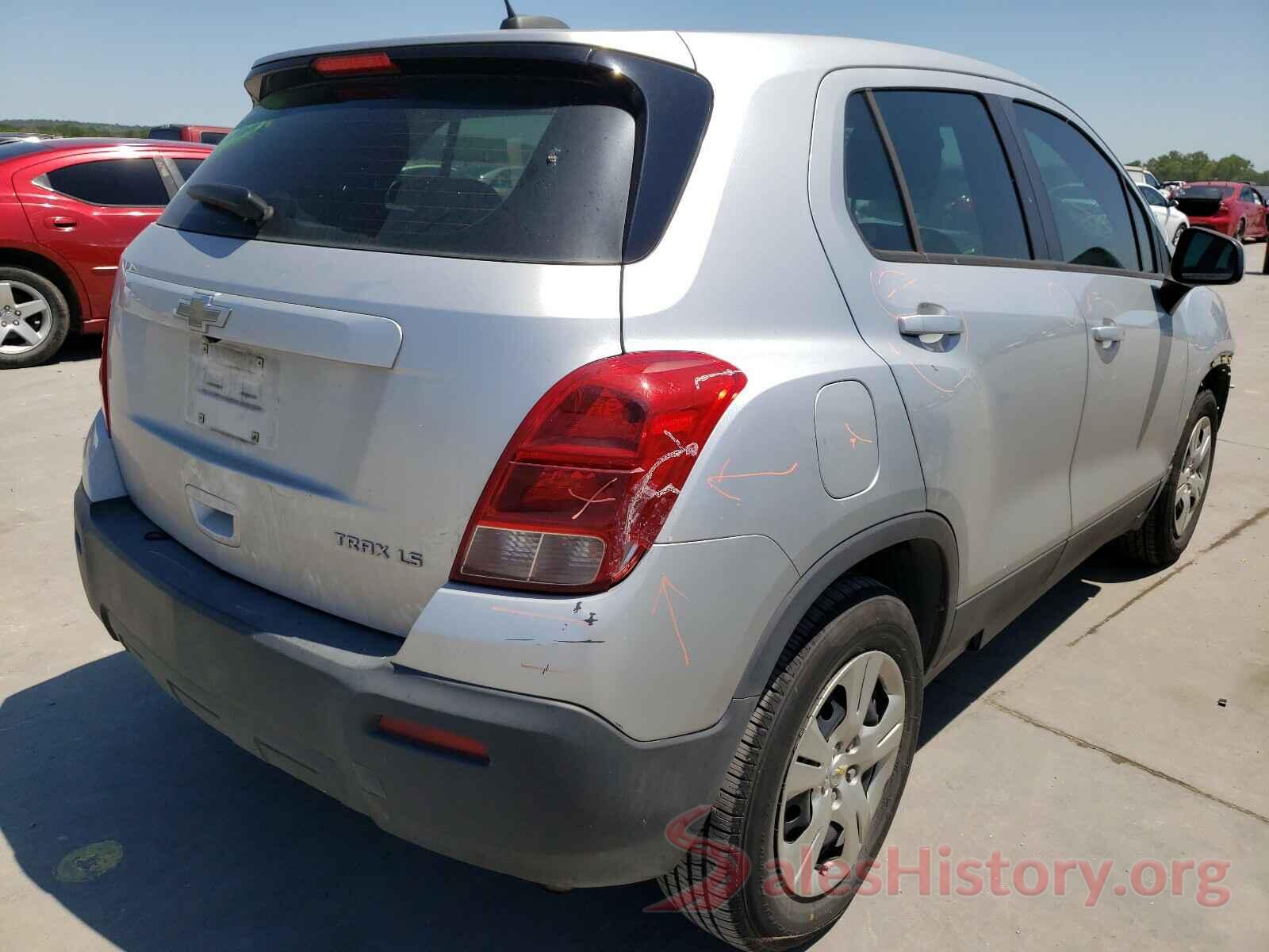 KL7CJKSB2GB580352 2016 CHEVROLET TRAX