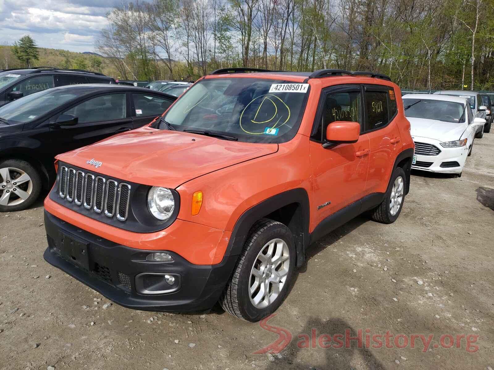 ZACCJBBT3GPD84244 2016 JEEP RENEGADE